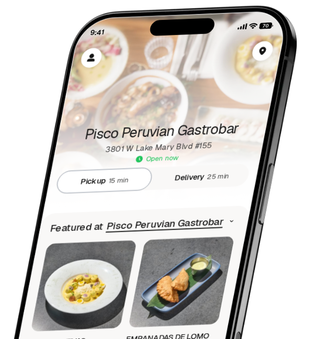 Pisco Peruvian Gastrobar app preview